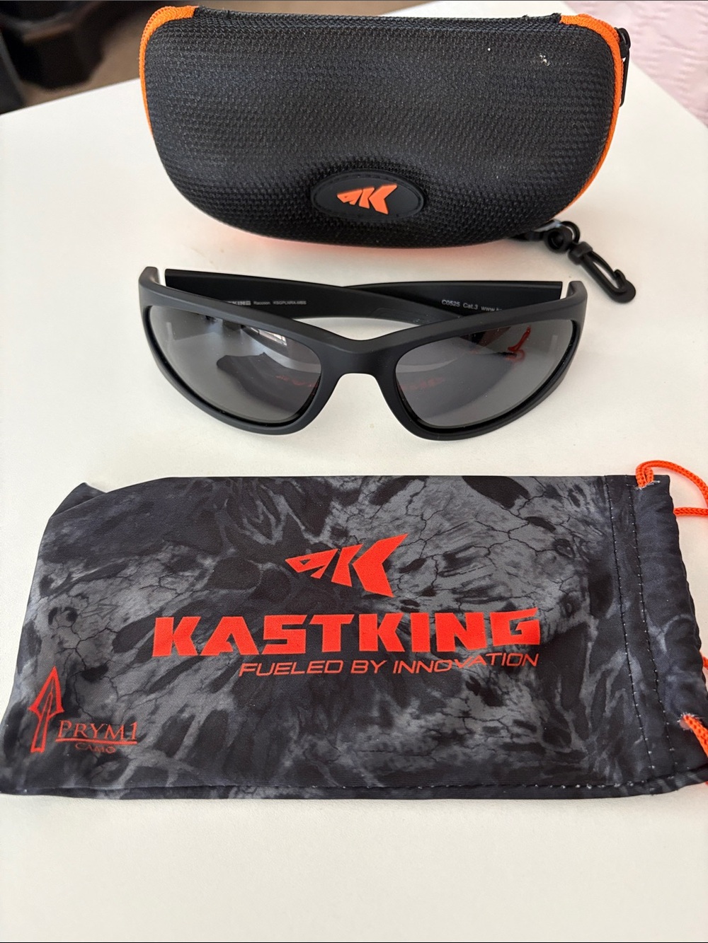 KastKing sunglasses black new never used raccoon